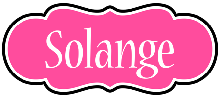 Solange invitation logo