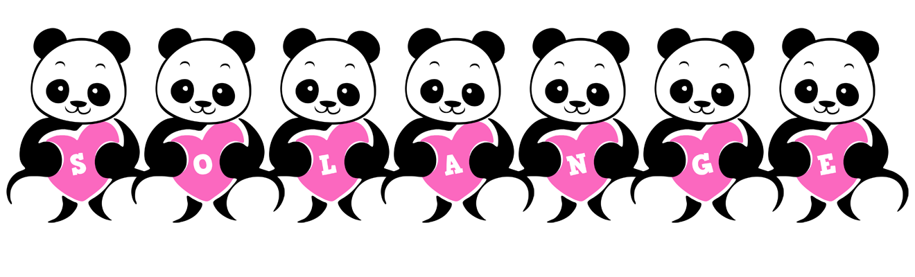 Solange love-panda logo