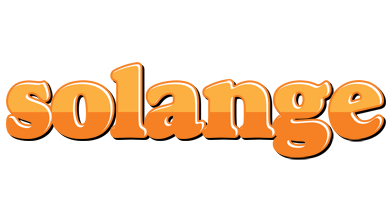 Solange orange logo