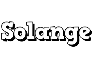 Solange snowing logo
