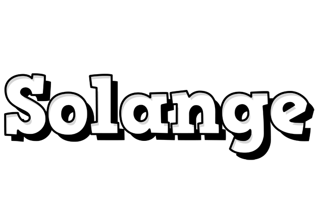 Solange snowing logo