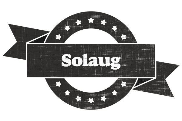 Solaug grunge logo