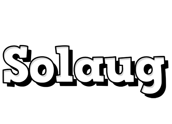 Solaug snowing logo
