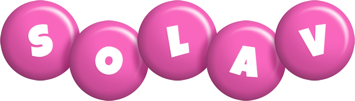 Solav candy-pink logo