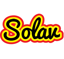 Solav flaming logo