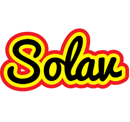 Solav flaming logo