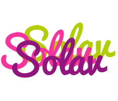 Solav flowers logo