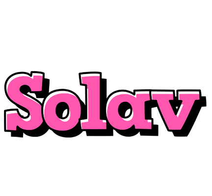 Solav girlish logo