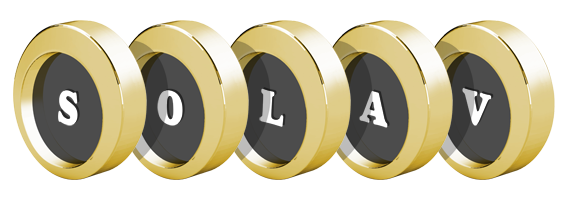 Solav gold logo