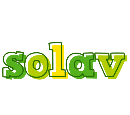 Solav juice logo