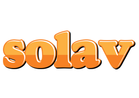 Solav orange logo