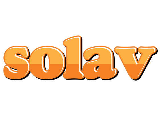 Solav orange logo