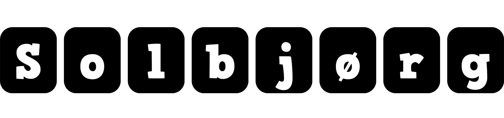 Solbjørg box logo