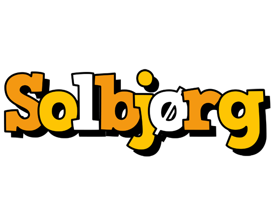 Solbjørg cartoon logo