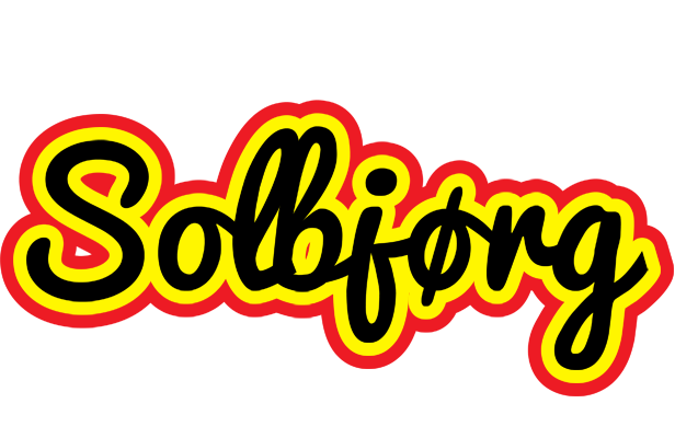 Solbjørg flaming logo