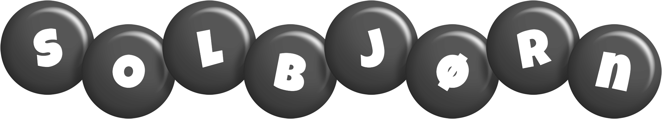 Solbjørn candy-black logo