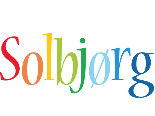 Solbjørg birthday logo