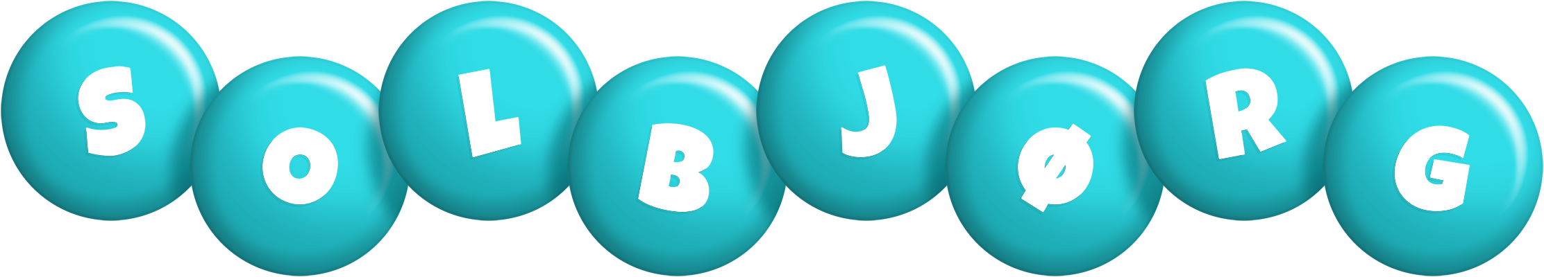 Solbjørg candy-azur logo