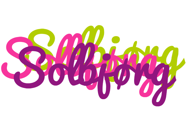 Solbjørg flowers logo
