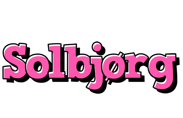 Solbjørg girlish logo