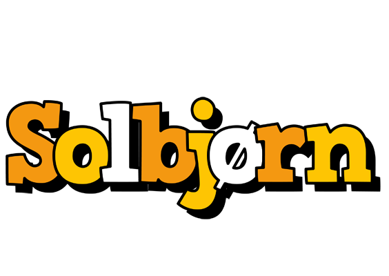 Solbjørn cartoon logo