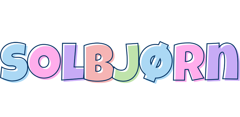 Solbjørn pastel logo