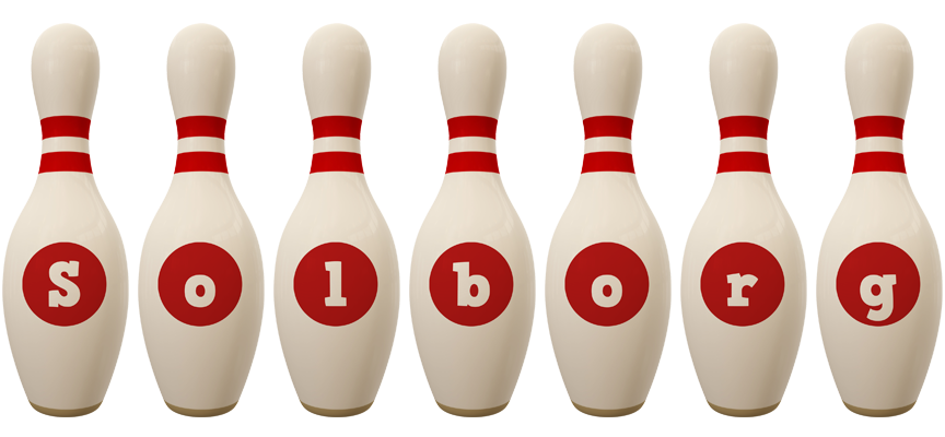 Solborg bowling-pin logo