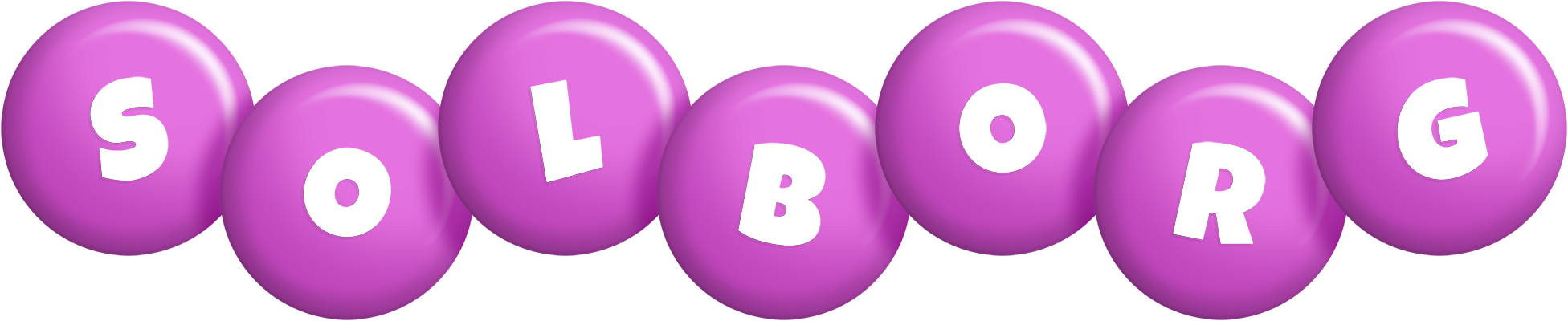 Solborg candy-purple logo