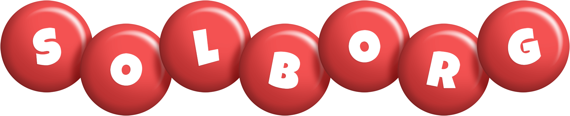 Solborg candy-red logo