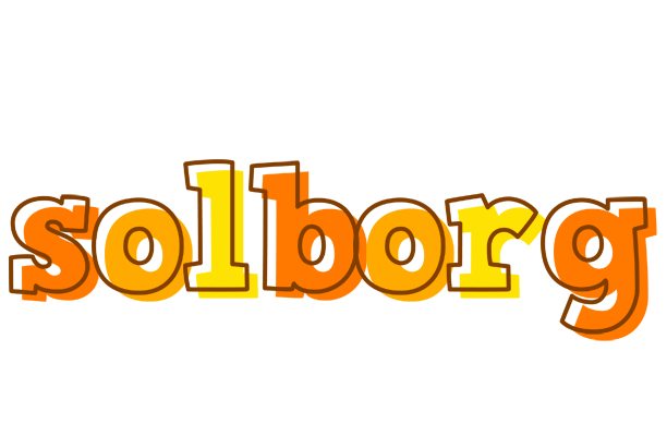 Solborg desert logo