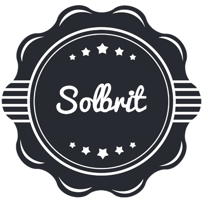 Solbrit badge logo