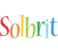 Solbrit birthday logo