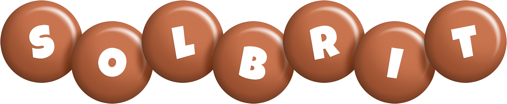 Solbrit candy-brown logo