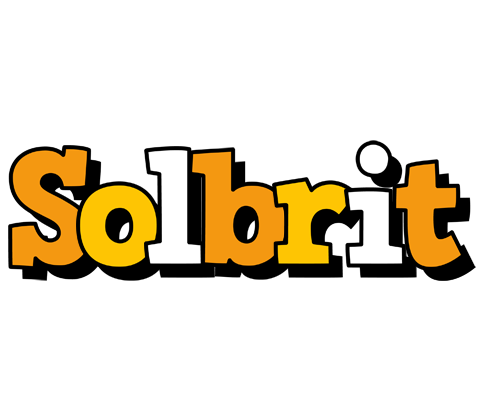 Solbrit cartoon logo