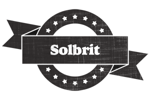 Solbrit grunge logo