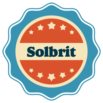Solbrit labels logo