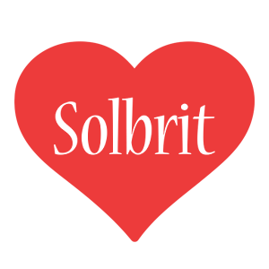 Solbrit love logo