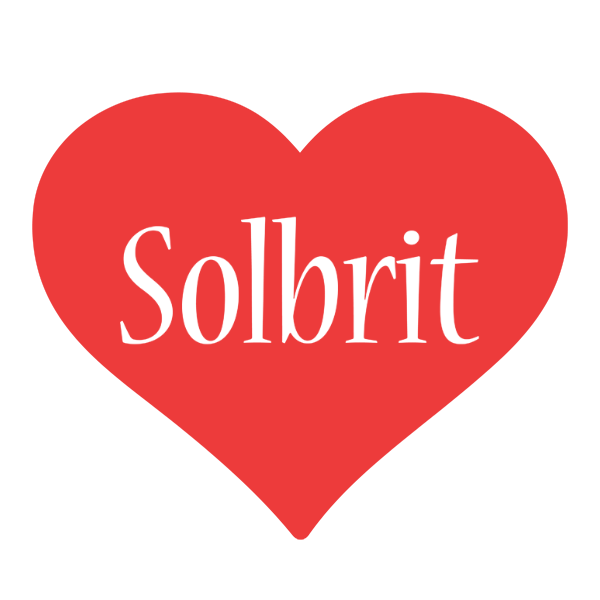 Solbrit love logo