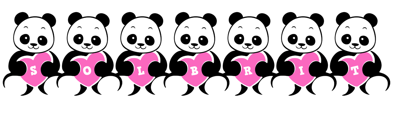 Solbrit love-panda logo