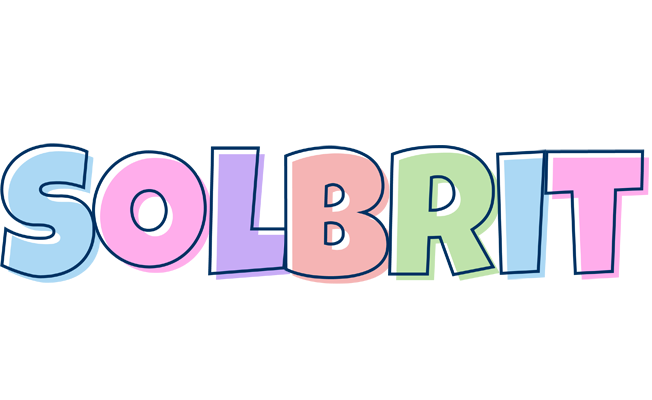 Solbrit pastel logo