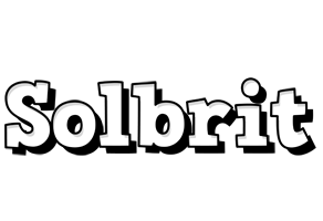 Solbrit snowing logo