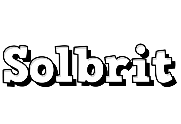 Solbrit snowing logo