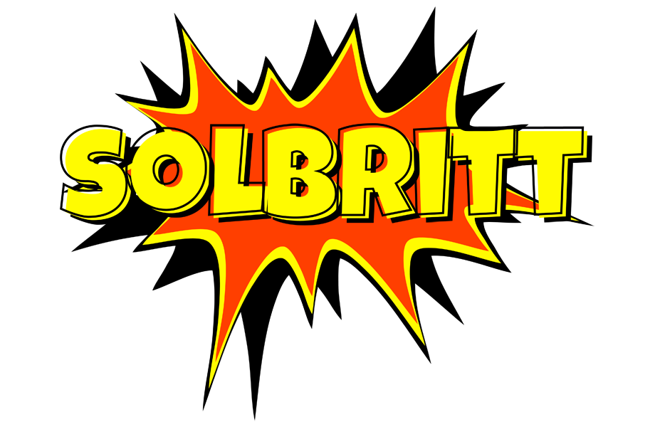 Solbritt bazinga logo