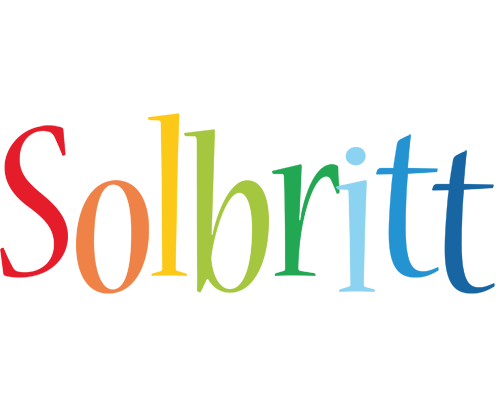 Solbritt birthday logo