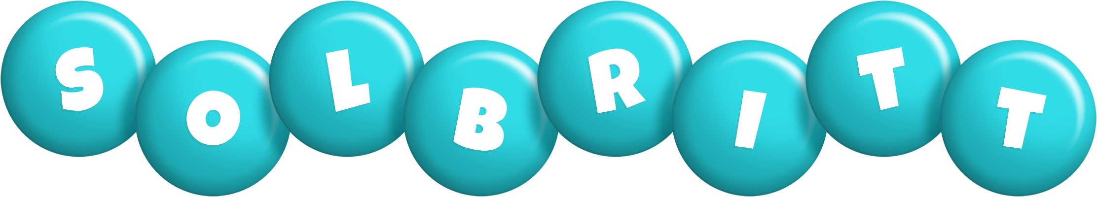 Solbritt candy-azur logo