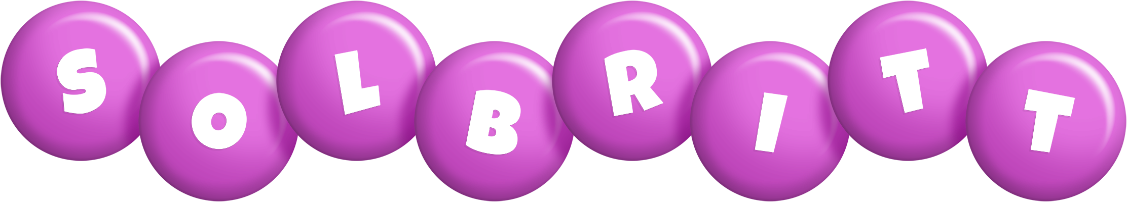 Solbritt candy-purple logo