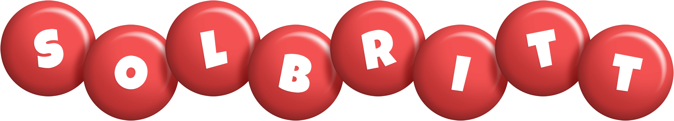 Solbritt candy-red logo