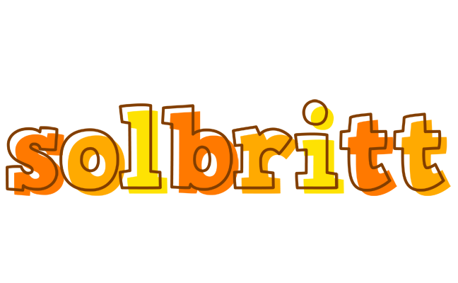 Solbritt desert logo