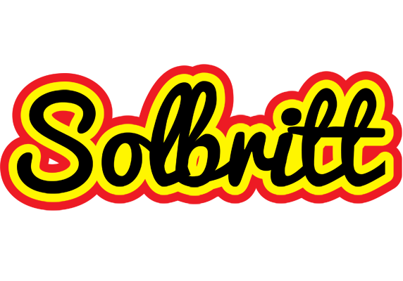 Solbritt flaming logo