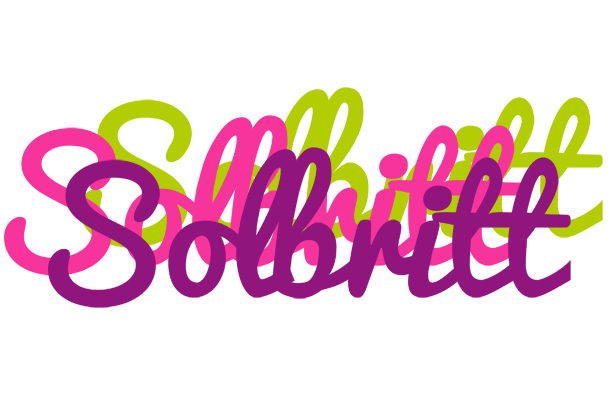 Solbritt flowers logo